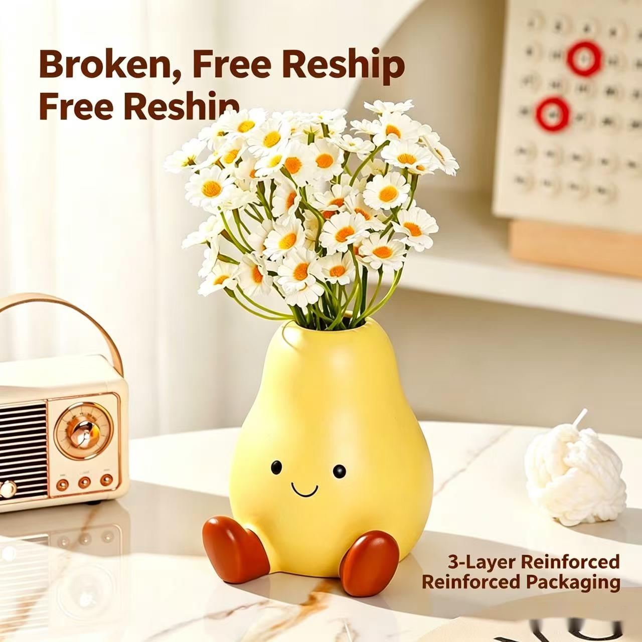 Decor Timeless Lighting - Highly Attractive Ceramic Timeless Pear-Shaped Vase,