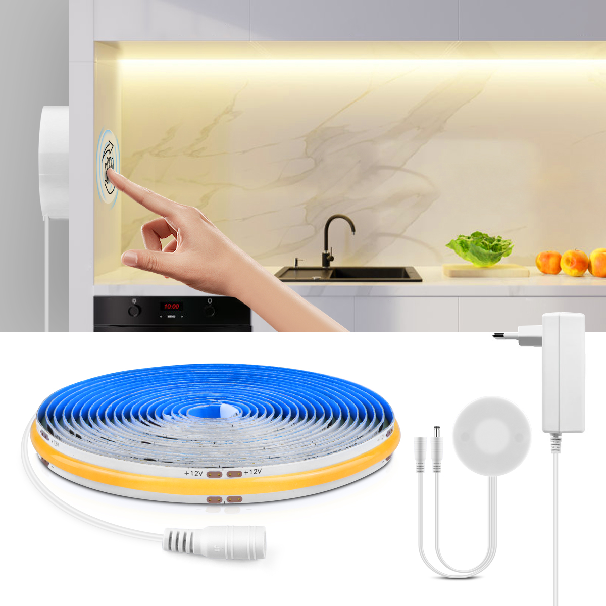 Lighting Bolt Decor - DC12V COB LED Light Strip With