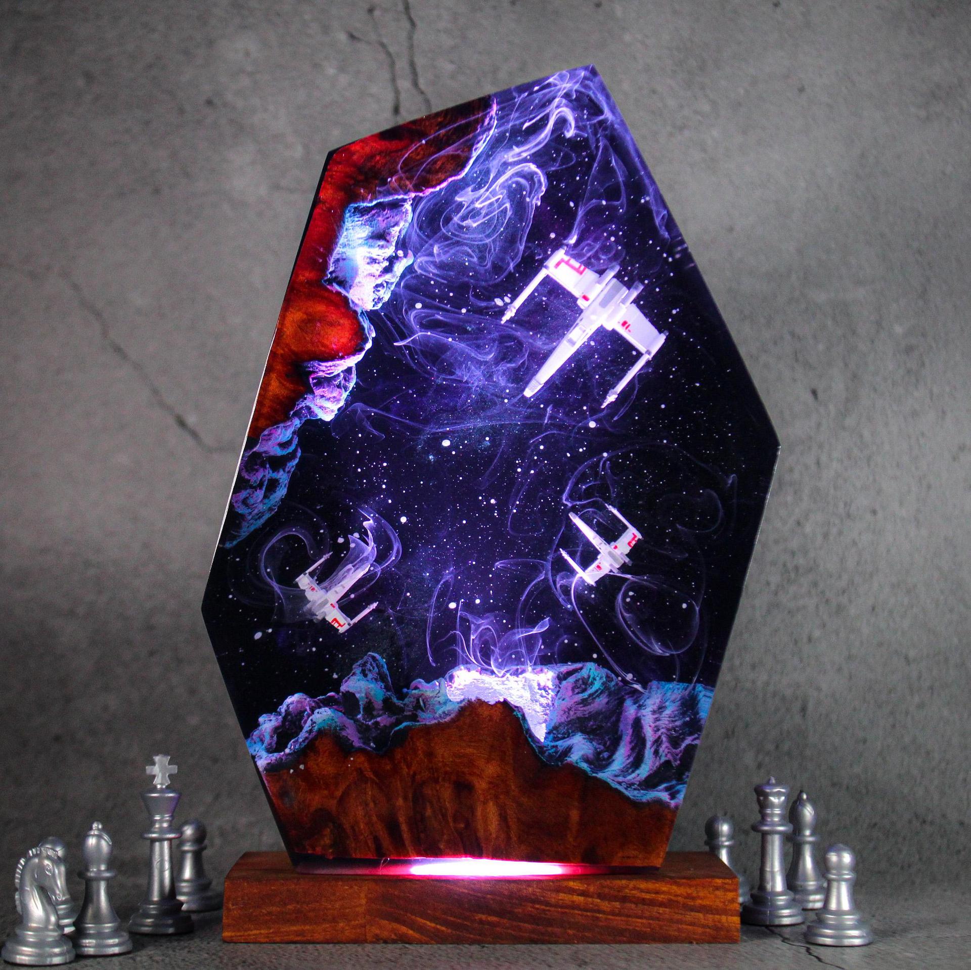 Lighting Decor Items - Customized Items Resin Table Light Interstellar