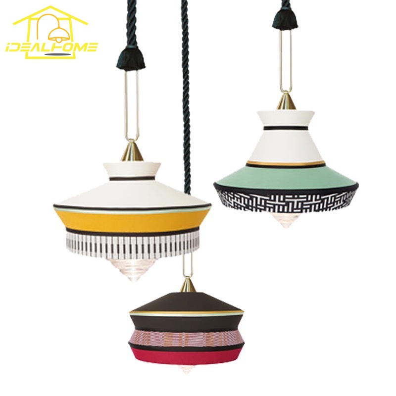 Japanese Lighting Decor - Japanese Minimalist Wabi-sabi Fabric Art Decorative