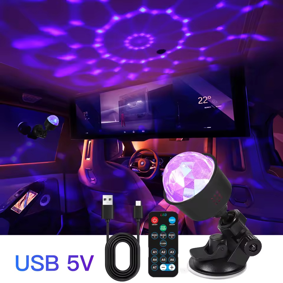 RGB Sound Activated LED Disco  - Lighting Effect Home Decor avis et prix