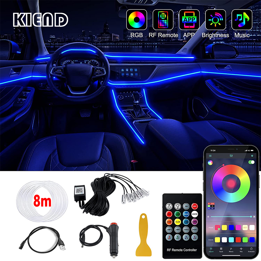 LED Car Interior Ambient Strip - Lighting Bolt Decor avis et prix