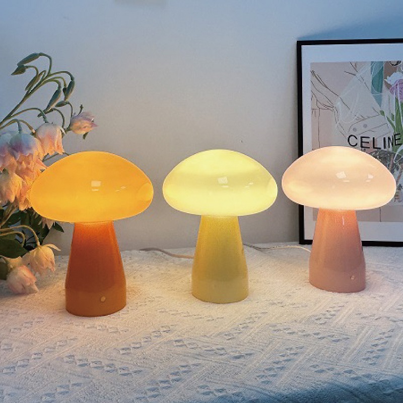 Cream Mushroom Desk Lamp Ins G - Mushroom Table Lamp avis et prix