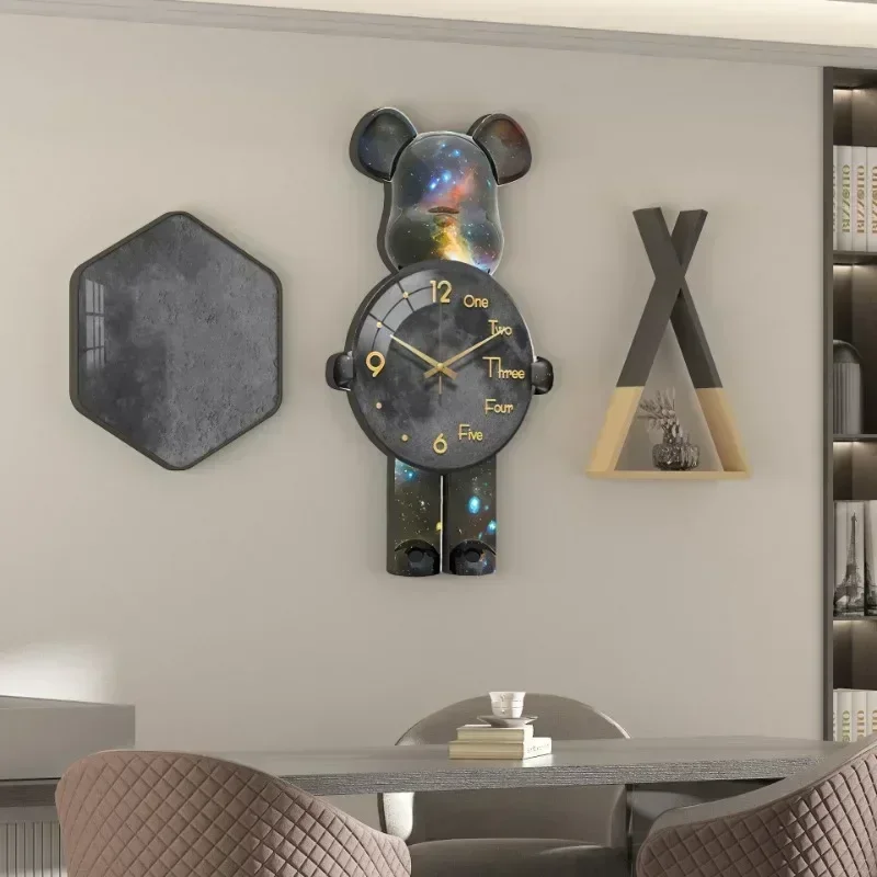 LED Bear Wall Clock Unique Lux - Lighting Home Decor Wall Clocks avis et prix