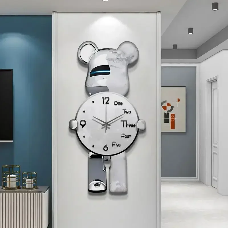 LED Bear Wall Clock Unique Lux - Lighting Home Decor Wall Clocks avis et prix