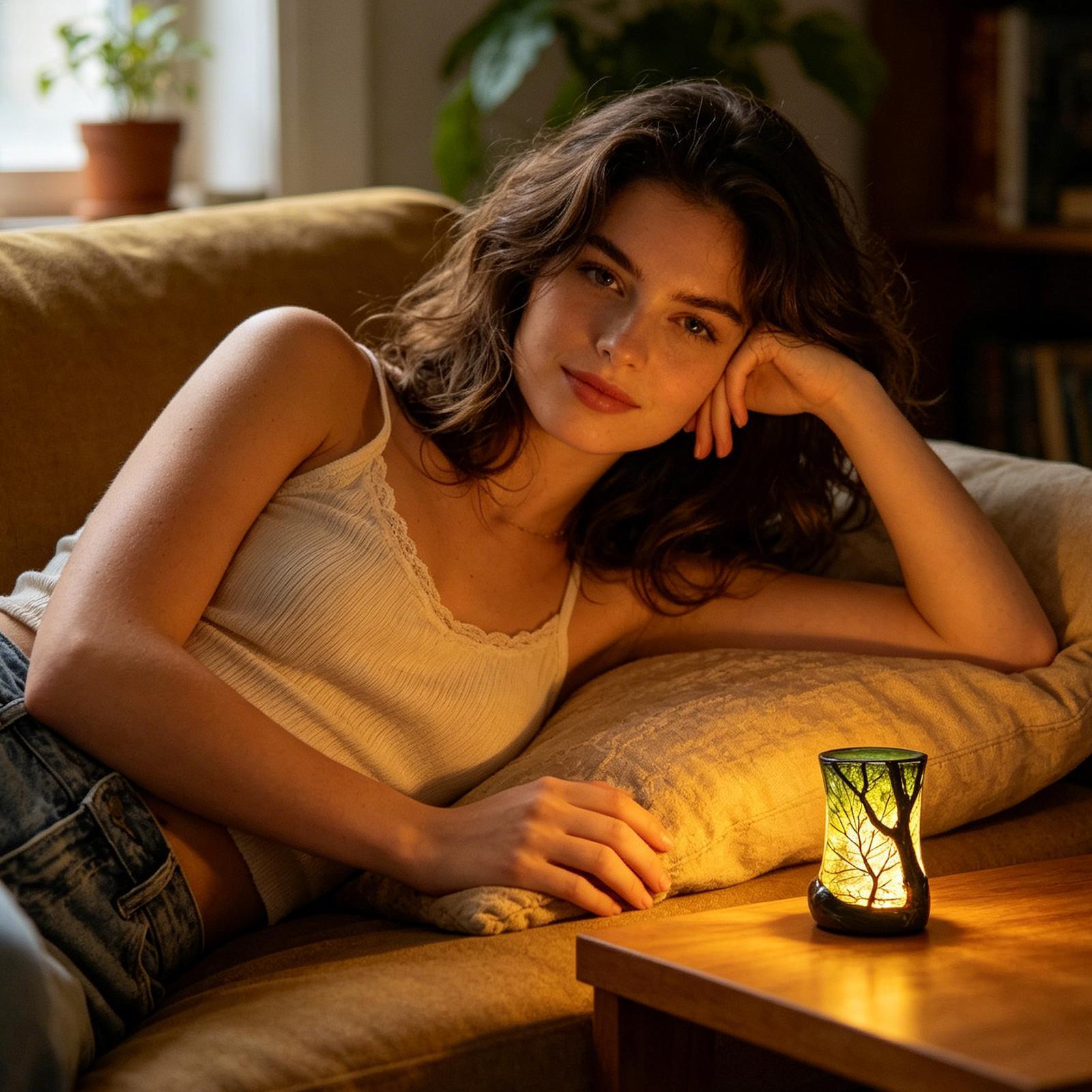 Bedside Table Lamp Forest Nigh - Lighting Decor avis et prix