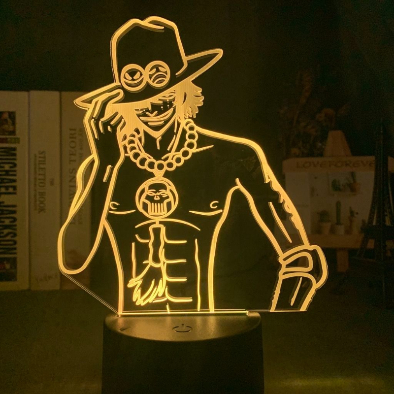 One Piece Ace Anime Cartoon Cu - Lighting Decor Items avis et prix