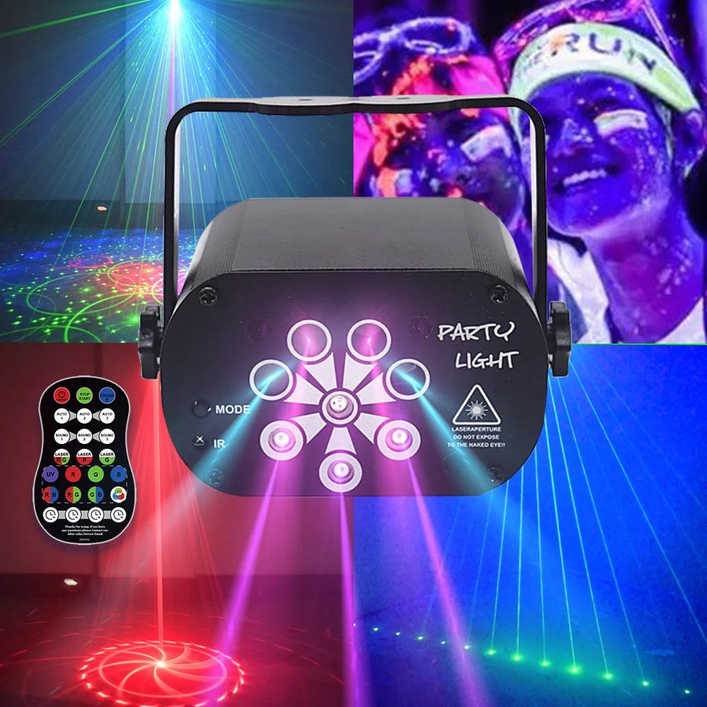 60 128 Modes Mini RGB LED Disc - Lighting Effect Home Decor avis et prix