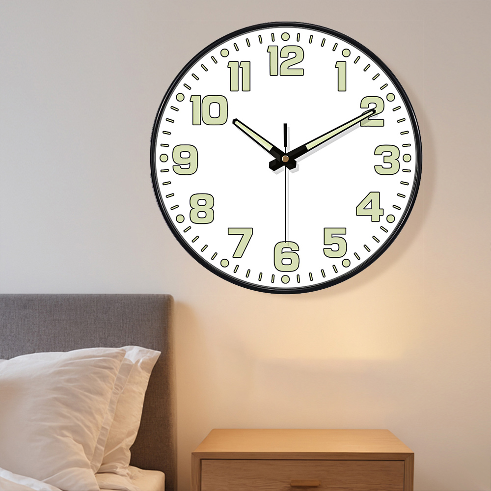 Luminous Wall Clock Light In D - Lighting Home Decor Wall Clocks avis et prix