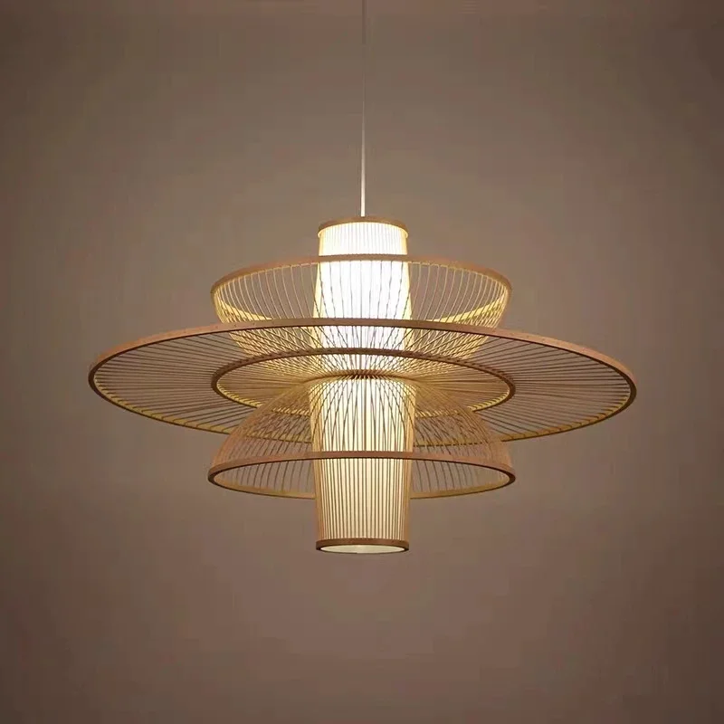 Rural Handmade Bamboo Weaving  - Japanese Lighting Decor avis et prix