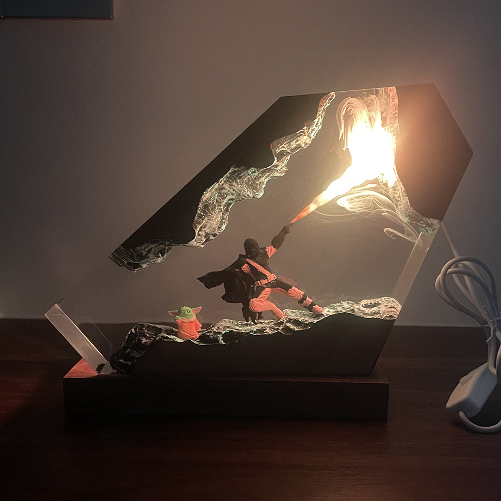 Table Resin Lamp Sci-fi Figure - Lighting Decor Items avis et prix
