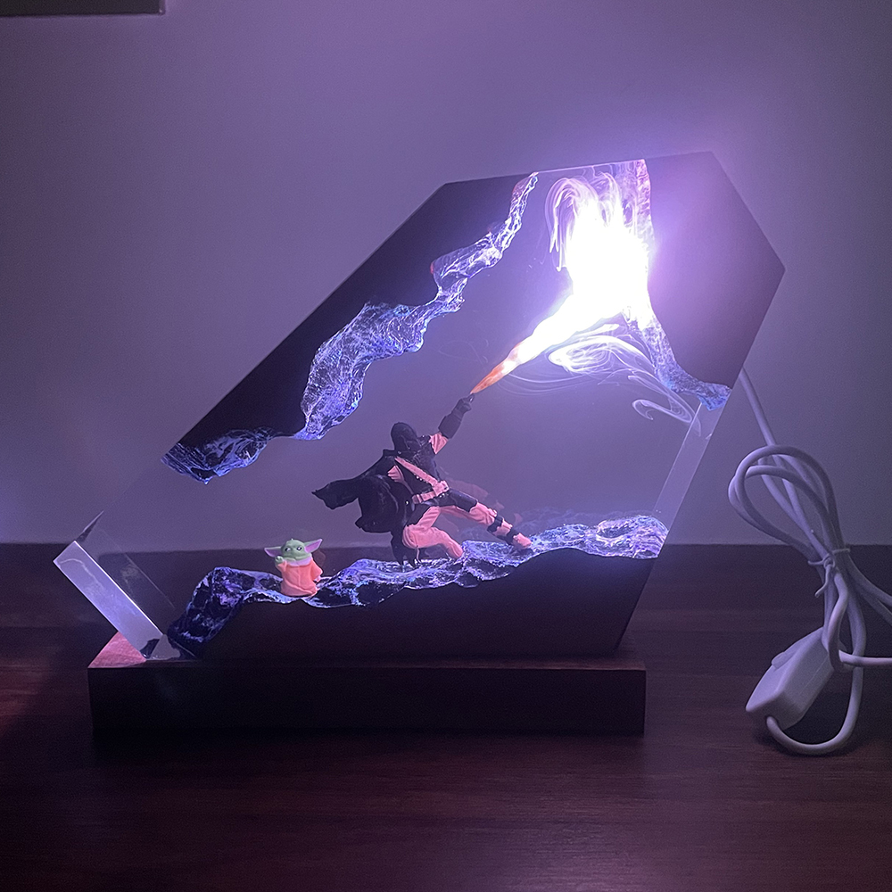 Table Resin Lamp Sci-fi Figure - Lighting Decor Items avis et prix