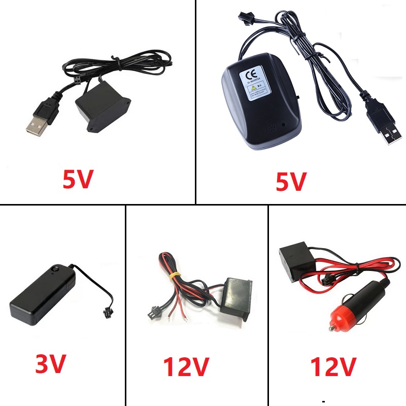 DC 12V EL Line USB Cigarette L - Lighting Bolt Decor avis et prix