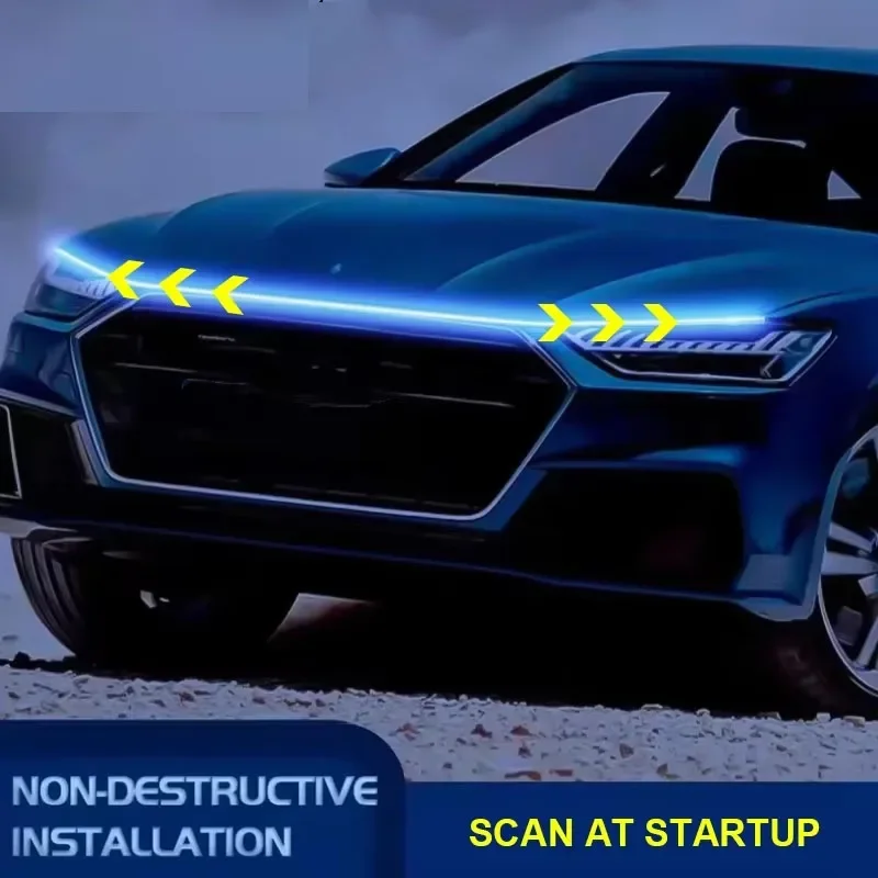 Dynamic Car LED Hood Light 12V - Lighting Bolt Decor avis et prix
