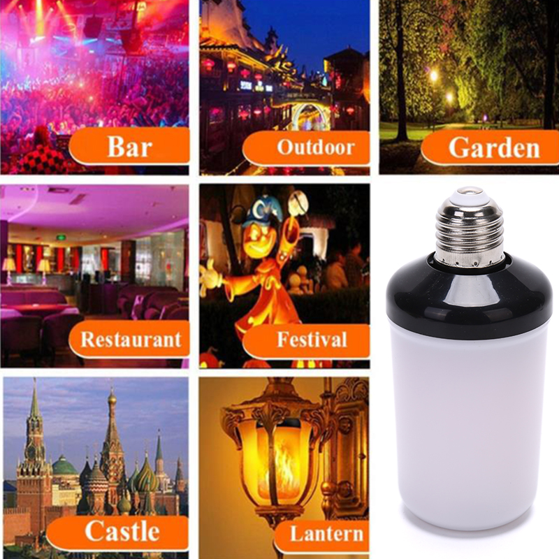 ●1Pc LED Flame Effect Fire Lig - Lighting Effect Home Decor avis et prix
