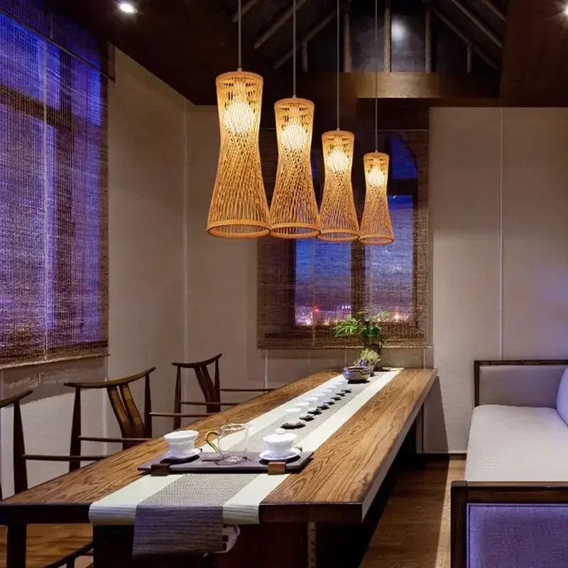 Rattan Woven Japanese Bamboo C - Japanese Lighting Decor avis et prix