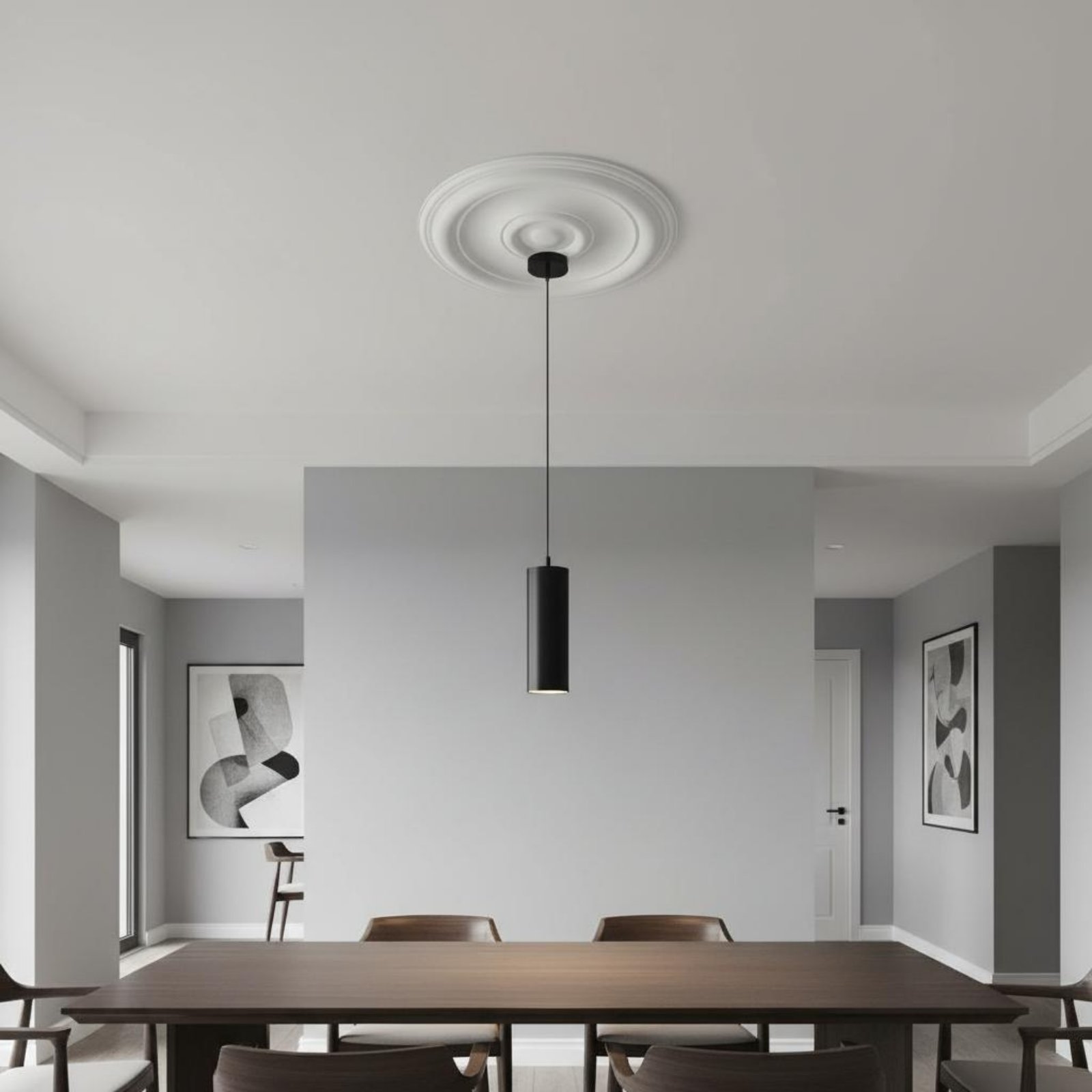 Round Ceiling Medallion Europe - Lighting Decor avis et prix