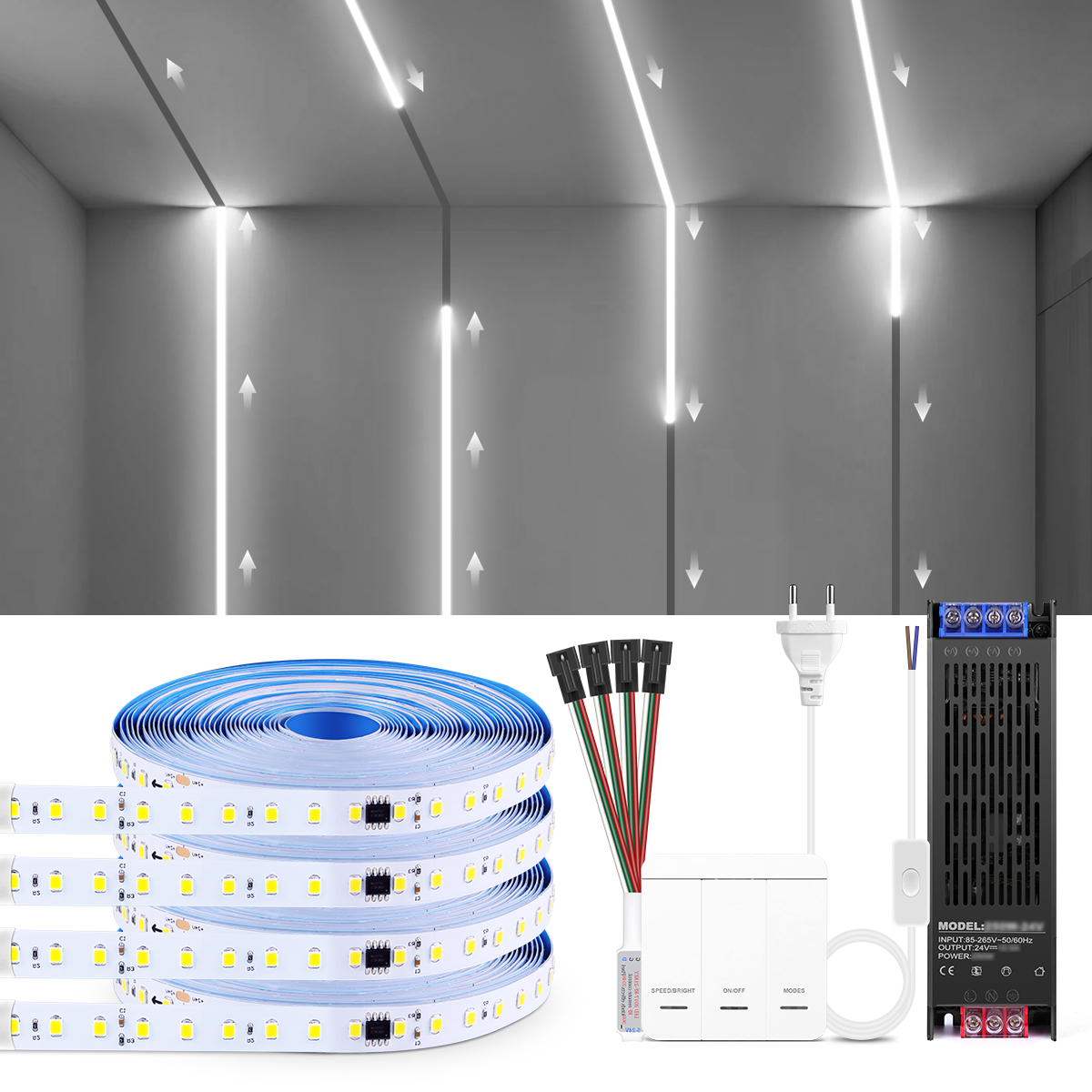Smart Addressable1-4pcs LED St - Lighting Bolt Decor avis et prix