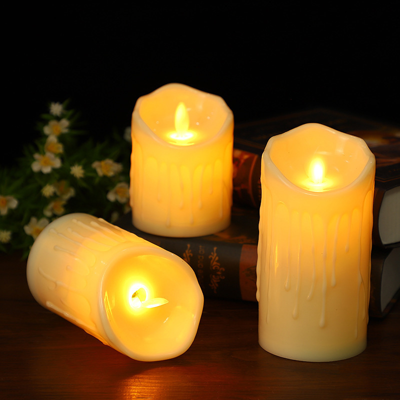 LED Candle with Tear-Effect, W - Lighting Effect Home Decor avis et prix