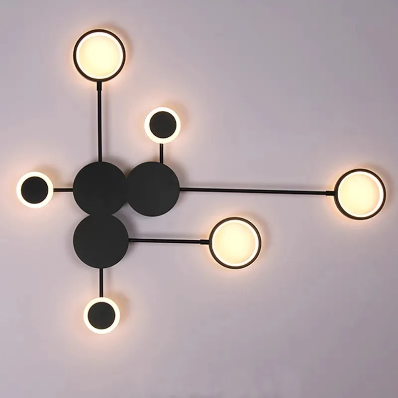 Modern Led Wall Sconce Light f - Lighting Home Decor Wall Clocks avis et prix