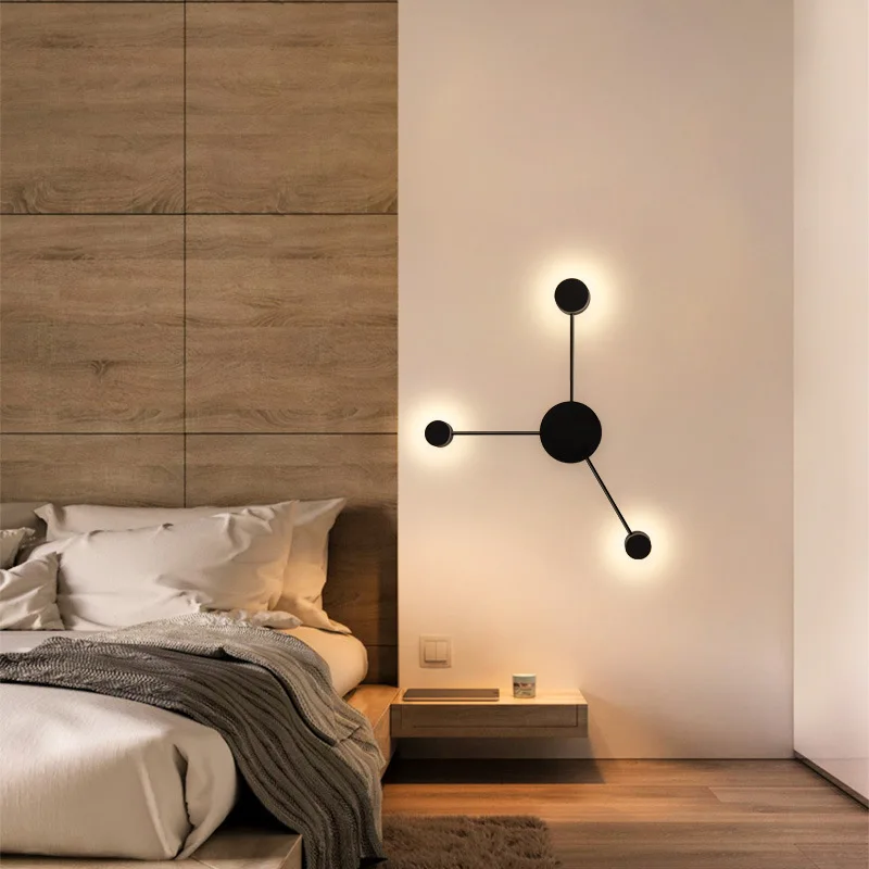 Modern Led Wall Sconce Light f - Lighting Home Decor Wall Clocks avis et prix