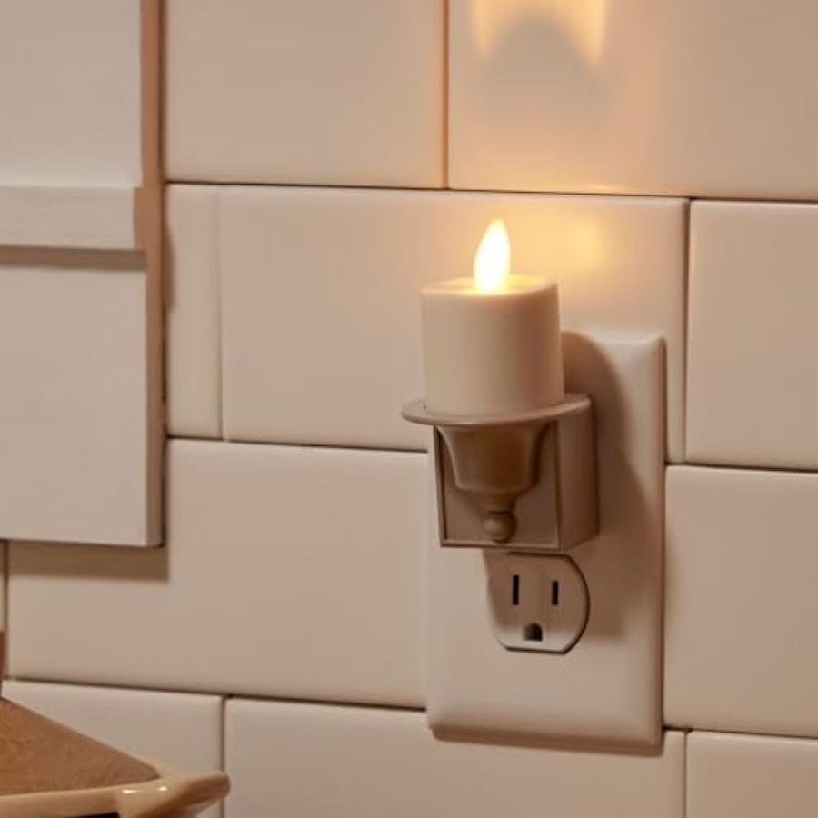 Flameless Candle Nightlight w/ - Decor Timeless Lighting avis et prix