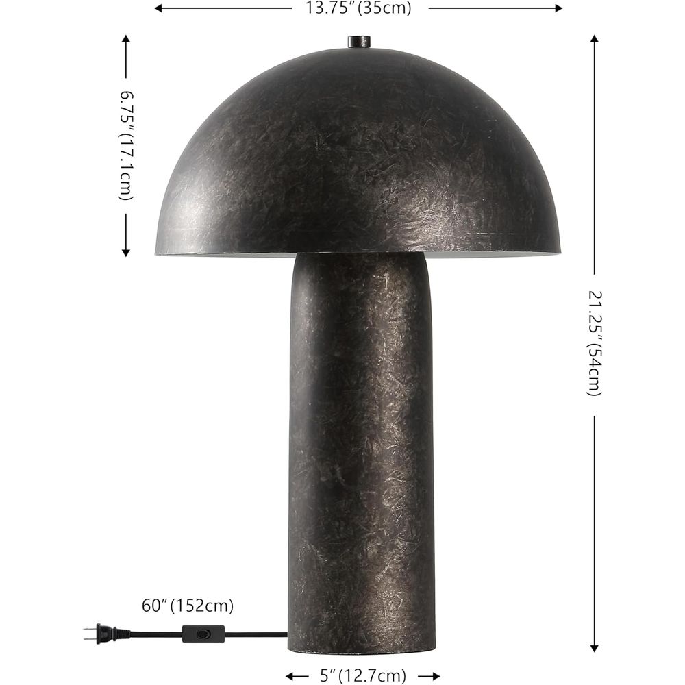 Antique Black 21-inch Mushroom - Mushroom Table Lamp avis et prix