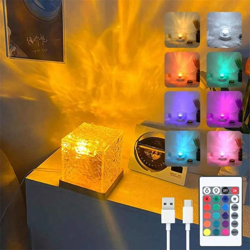 Ocean Wave RGB Aurora Lamp Cub - Lighting Effect Home Decor avis et prix