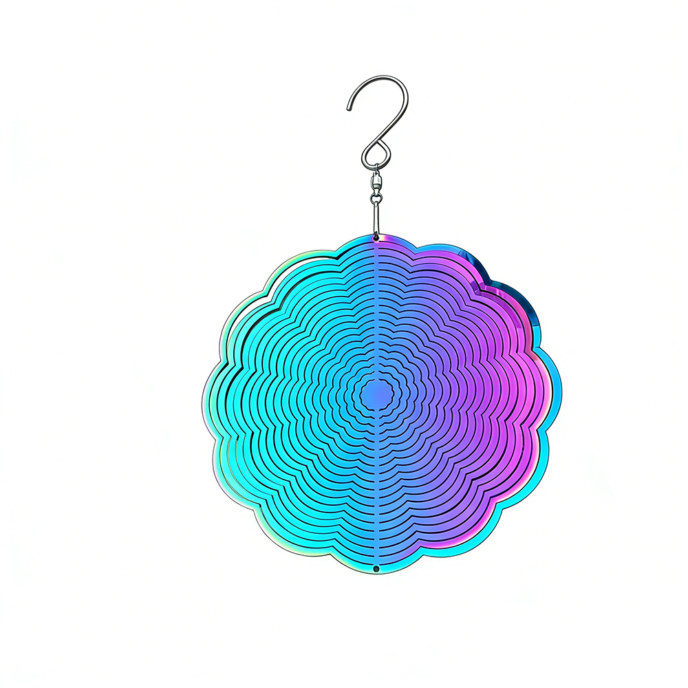 Gradient Wind Chime Pendant Fl - Lighting Effect Home Decor avis et prix