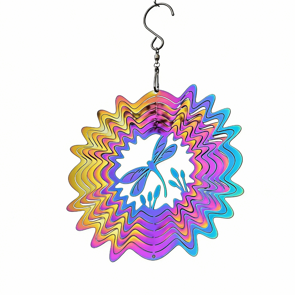 Gradient Wind Chime Pendant Fl - Lighting Effect Home Decor avis et prix