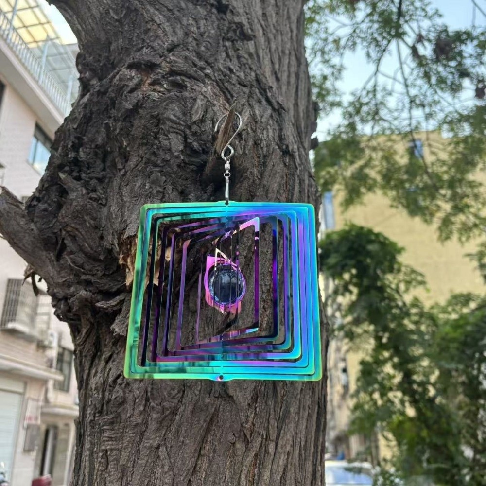 Gradient Wind Chime Pendant Fl - Lighting Effect Home Decor avis et prix