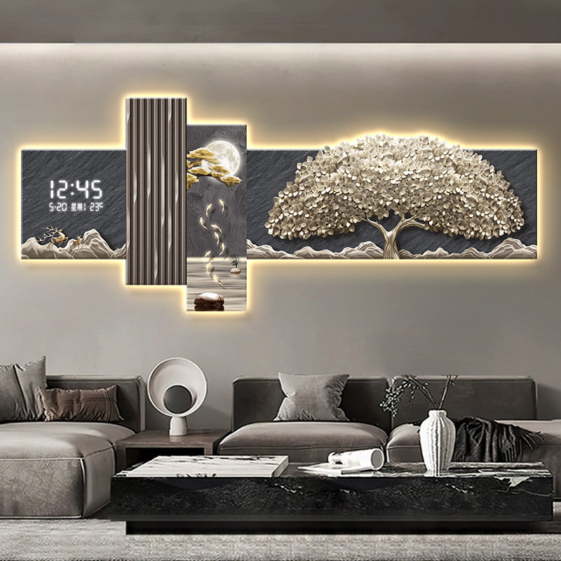 Wealth Tree Led Decorative Pai - Lighting Home Decor Wall Clocks avis et prix