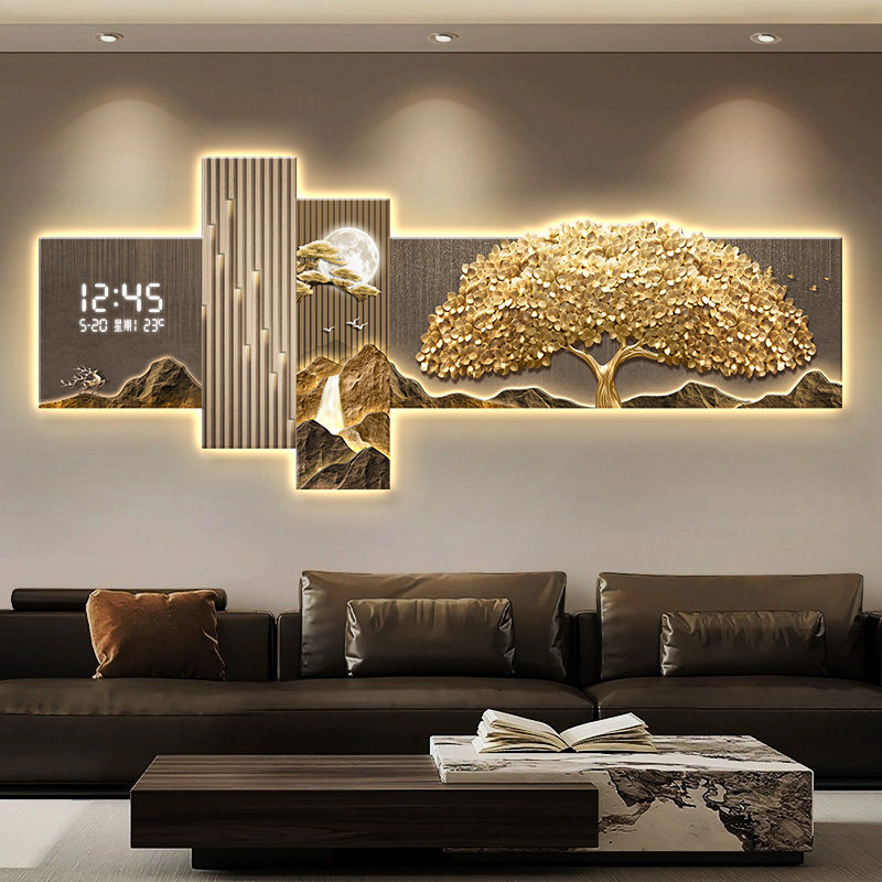 Wealth Tree Led Decorative Pai - Lighting Home Decor Wall Clocks avis et prix