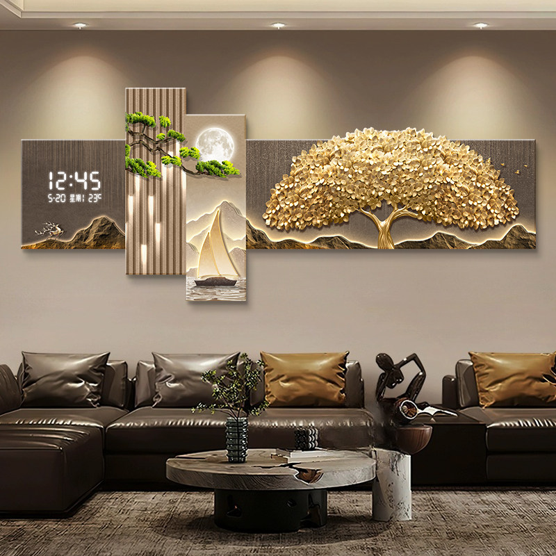 Wealth Tree Led Decorative Pai - Lighting Home Decor Wall Clocks avis et prix