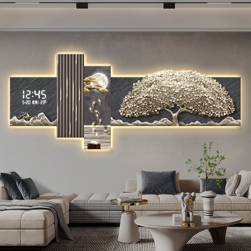 Wealth Tree Led Decorative Pai - Lighting Home Decor Wall Clocks avis et prix