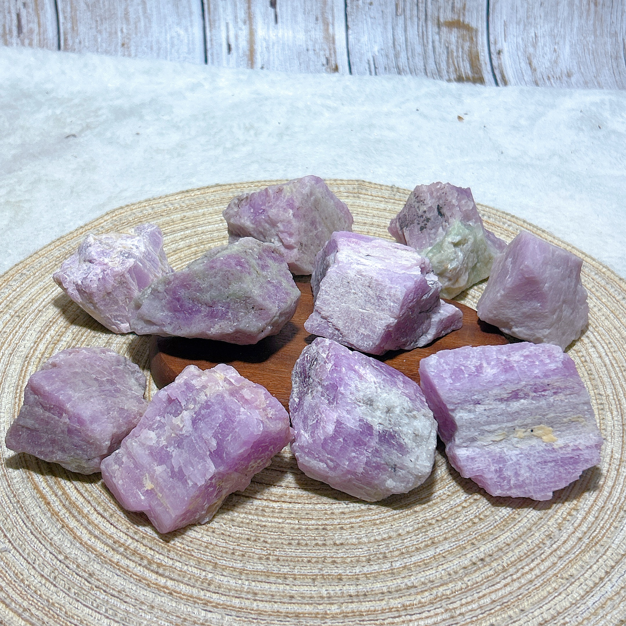 Healing Natural Crystal Kunzit - Lighting Effect Home Decor avis et prix