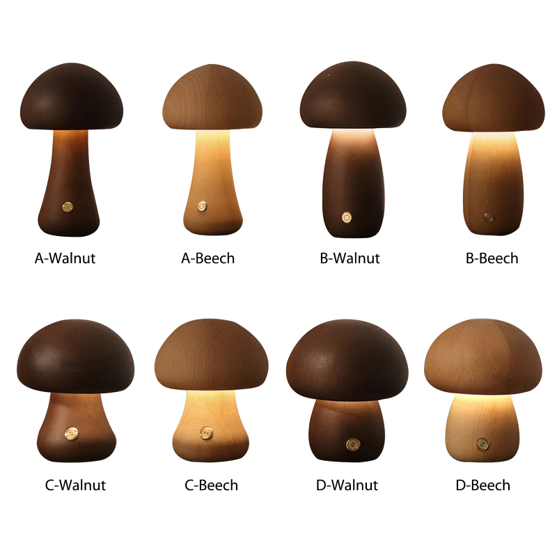 Cute Mushroom LED Night Light  - Mushroom Table Lamp avis et prix