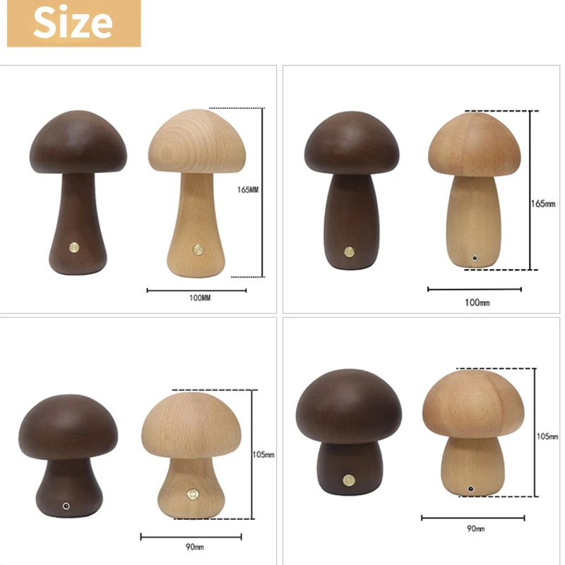 Cute Mushroom LED Night Light  - Mushroom Table Lamp avis et prix