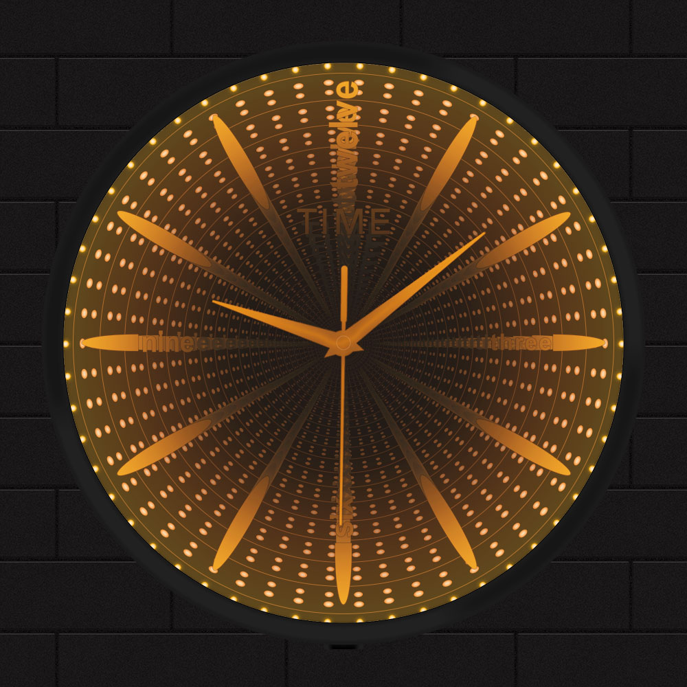 Interstellar Infinity Mirror L - Lighting Home Decor Wall Clocks avis et prix