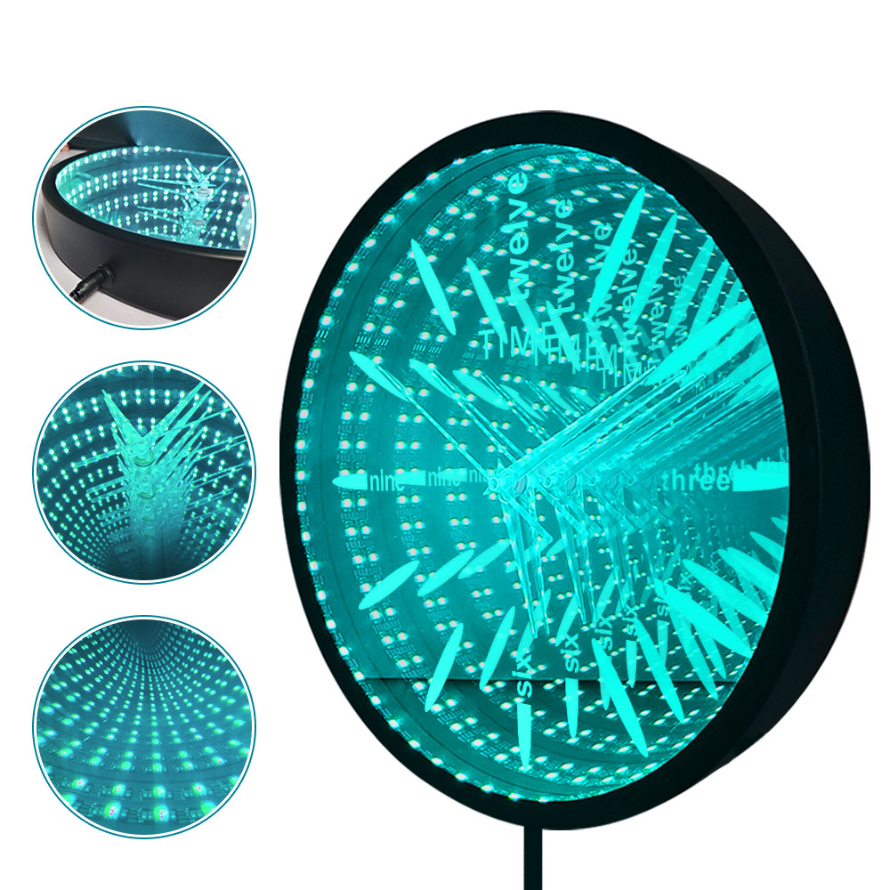 Interstellar Infinity Mirror L - Lighting Home Decor Wall Clocks avis et prix