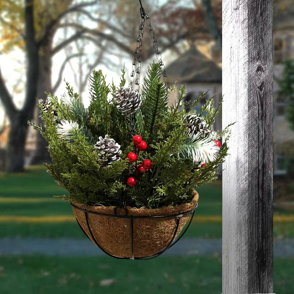 Reusable Christmas Basket with - Decor Timeless Lighting avis et prix