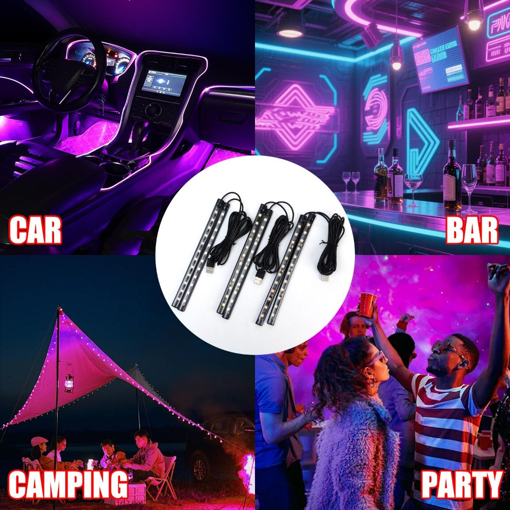 USB Car LED Strip Light Interi - Lighting Bolt Decor avis et prix