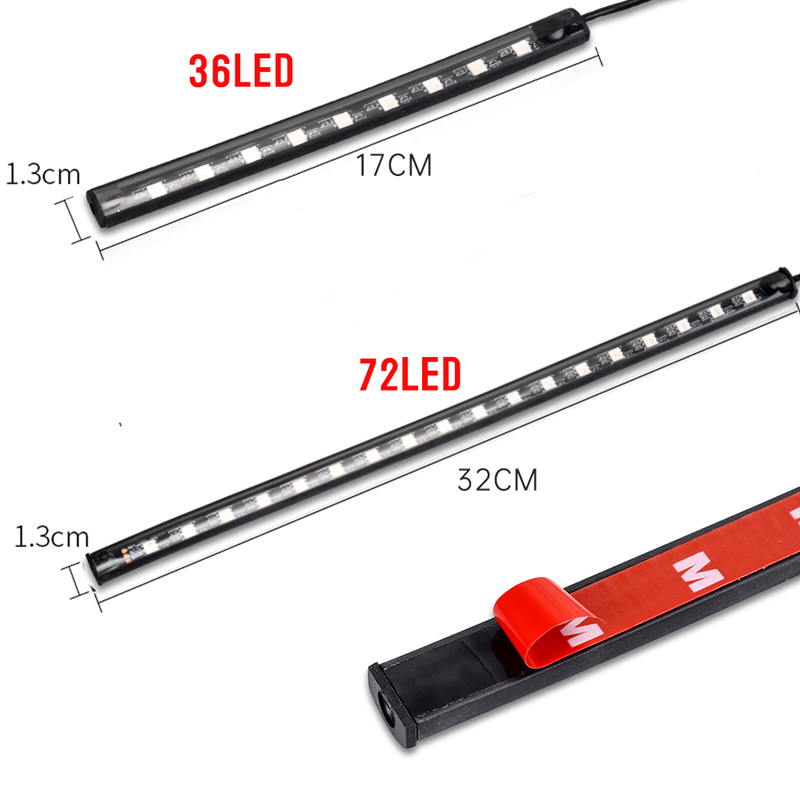 APP LED Motorcycle Car Atmosph - Lighting Bolt Decor avis et prix