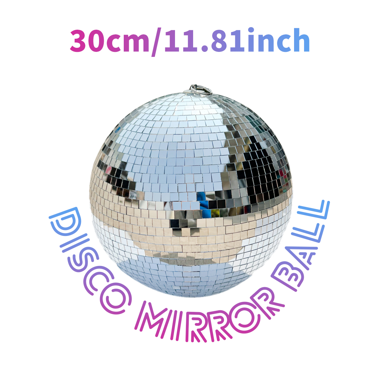 Thrisdar 10/20/30CM Mirror Gla - Lighting Effect Home Decor avis et prix