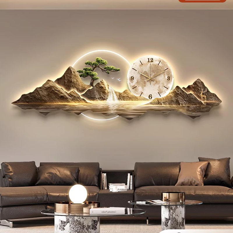 Living Room Wall Clocks Art Mu - Lighting Home Decor Wall Clocks avis et prix