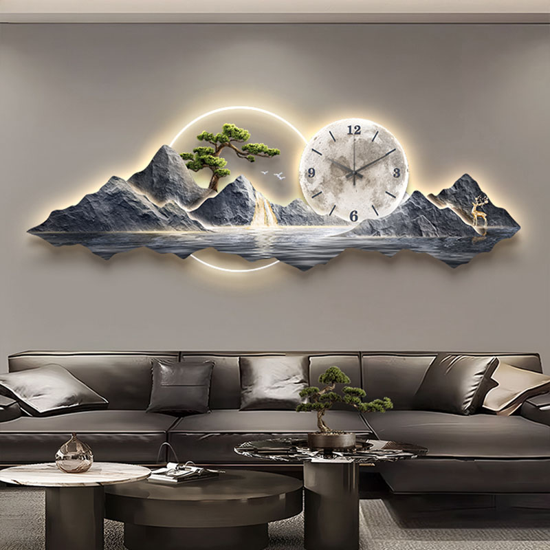 Living Room Wall Clocks Art Mu - Lighting Home Decor Wall Clocks avis et prix