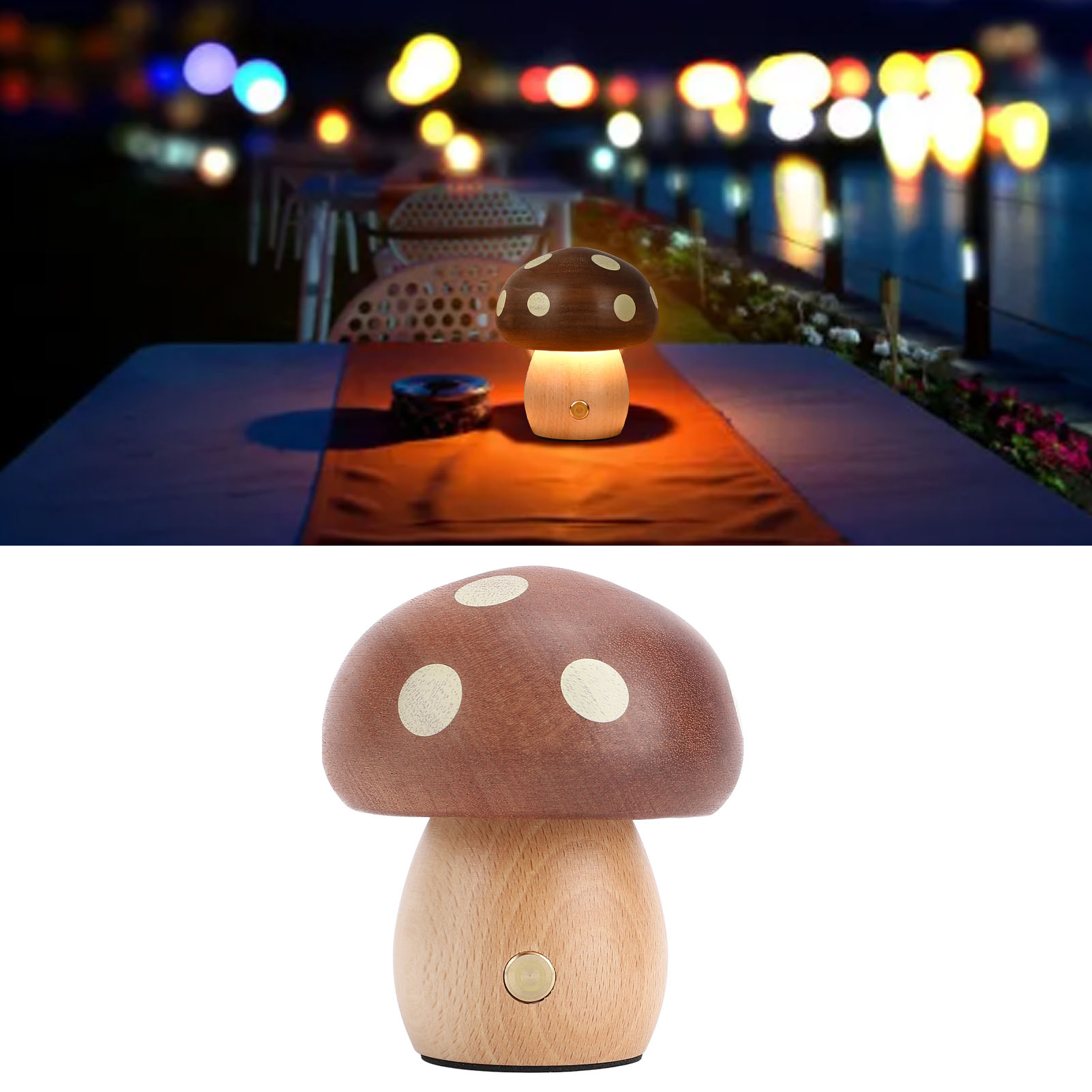 LED Table Lamp Warm Light USB  - Mushroom Table Lamp avis et prix