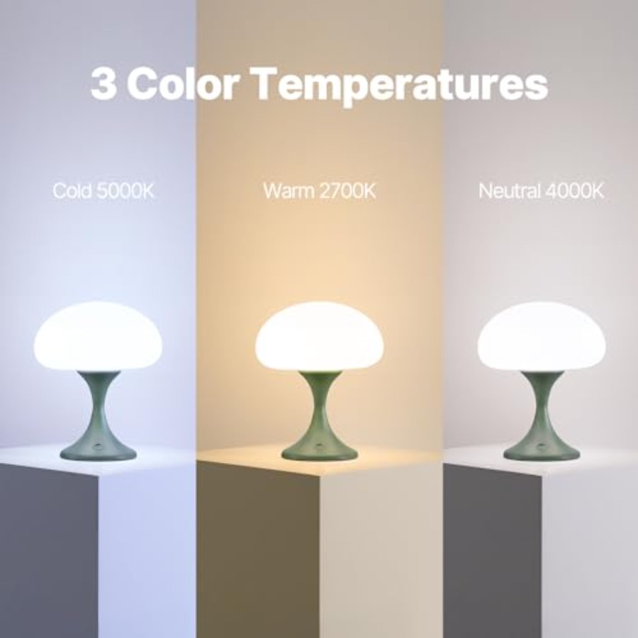 Mushroom Lamp, 5W LED Cordless - Mushroom Table Lamp avis et prix