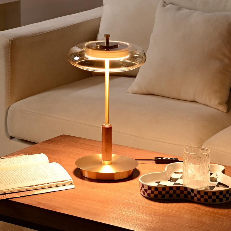 12W LED Copper Table Lamp Brig - Mushroom Table Lamp avis et prix