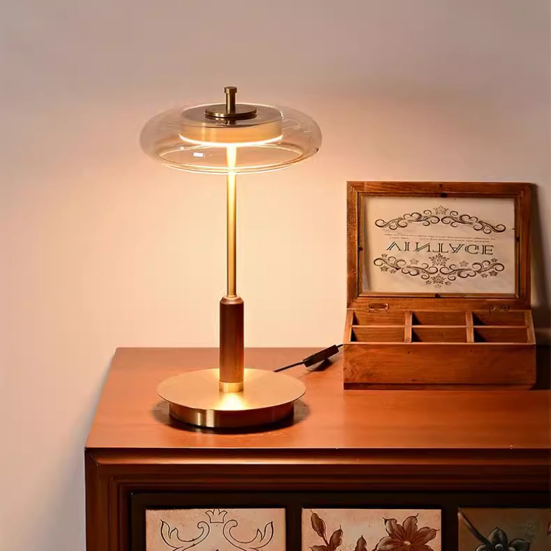 12W LED Copper Table Lamp Brig - Mushroom Table Lamp avis et prix